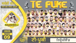 Te puke (New Zealand) Kabaddi Cup 09 Nov 2025