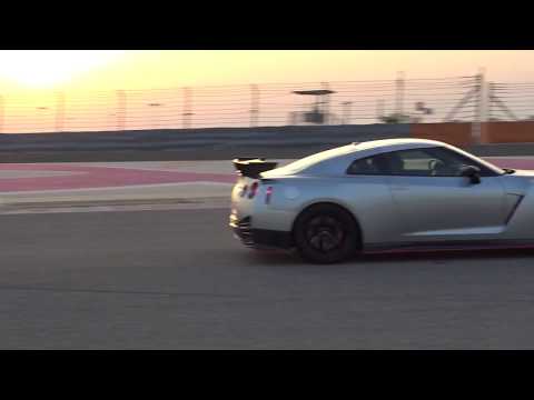 EKanooRacing's  2016 Nismo R35 going sideways at Bahrain International Circuit