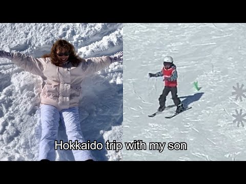 Hokkaido trip with my son - 全部英語の北海道旅行