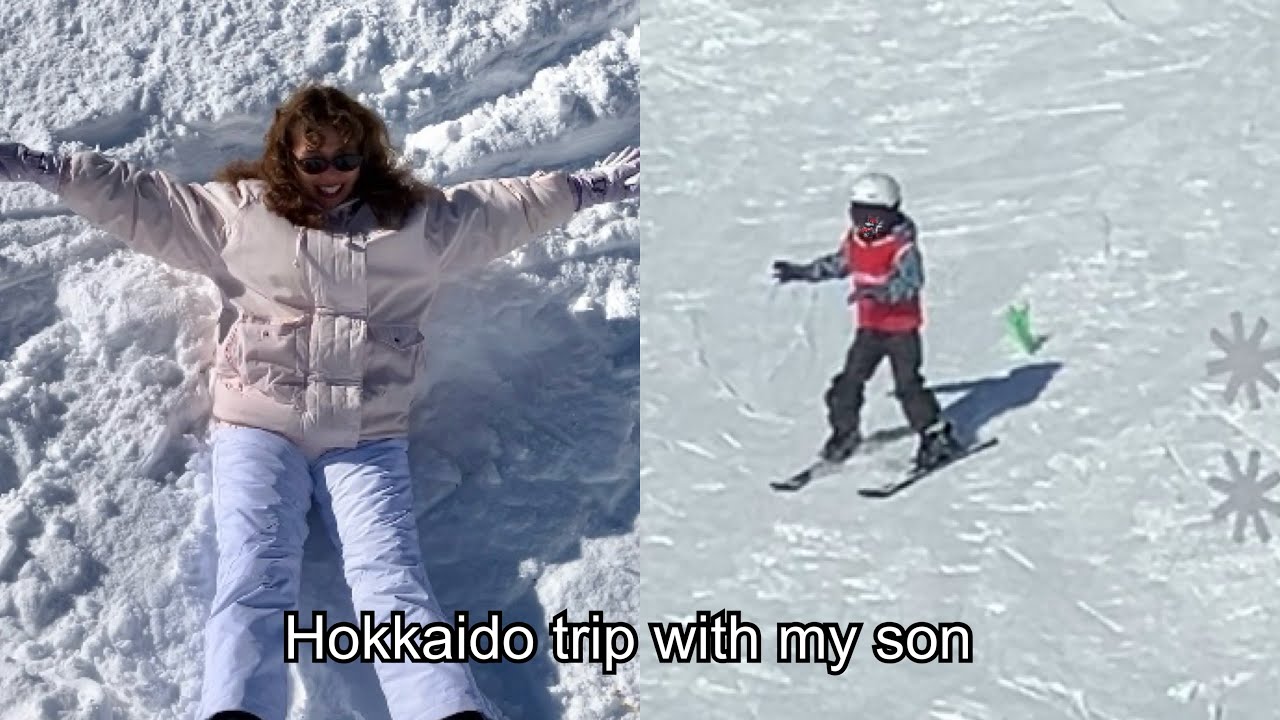 Hokkaido trip with my son - 全部英語の北海道旅行
