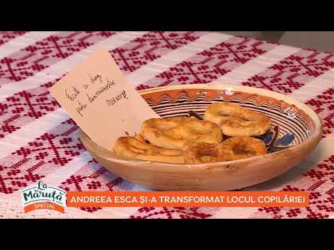 Andreea Esca și-a transformat locul copilăriei