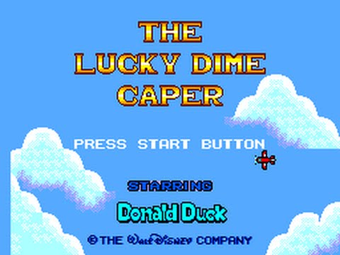 The Lucky Dime Caper starring Donald Duck Master System