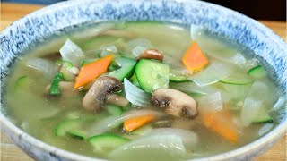 Easy Chinese Vegetable Soup with Zucchini (and a Secret Seasoning)