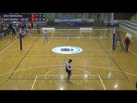 MOK Marsonia vs MOK Mursa - Osijek (Hrvatski odbojkaški kup 2021./2022., 1/4 finale)