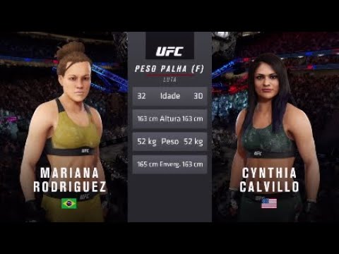 Mariana Rodríguez vs Cynthia Calvillo | UFC Washington DC Live Gameplay