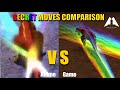 Dinosaur King Comparison (Game VS Anime) Secret Moves 恐竜キング