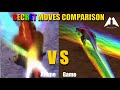 Dinosaur King Comparison Game VS Anime Secret Moves 恐竜キング