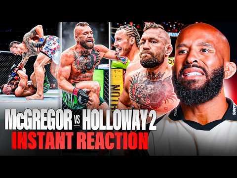 Video: "OH NO CONOR!" | McGREGOR vs HOLLOWAY 2 INSTANT REACTION!