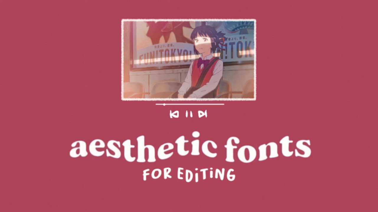 30 cute aesthetic fonts for editing + dingbats font 🌷