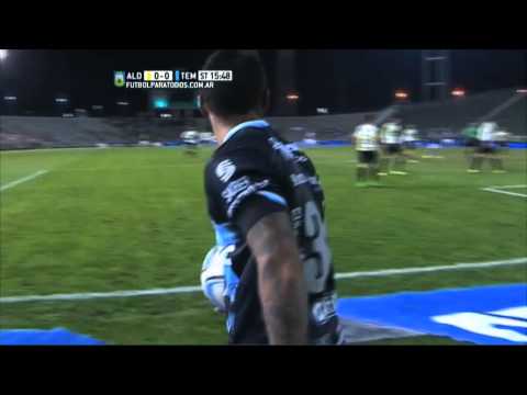 Lo tuvo Vilchez. Aldosivi 0 - Temperley 0. Fecha 18. Primera División 2015. FPT.