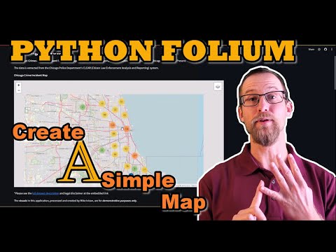 Create A Simple Map With Python Folium Tutorial 1