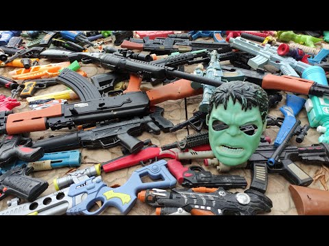 Hacker Weapon Box! Explosives and Dangerous Toy Guns - Sharp Karambit Knives - Box of Toy Guns #40
