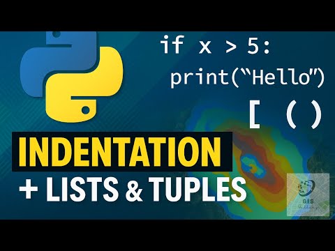 Python Basics 6 Indentation Data Structures Lists Tuples Explained
