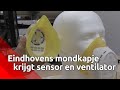 Het Eindhovense mondkapje krijgt sensoren en leds.