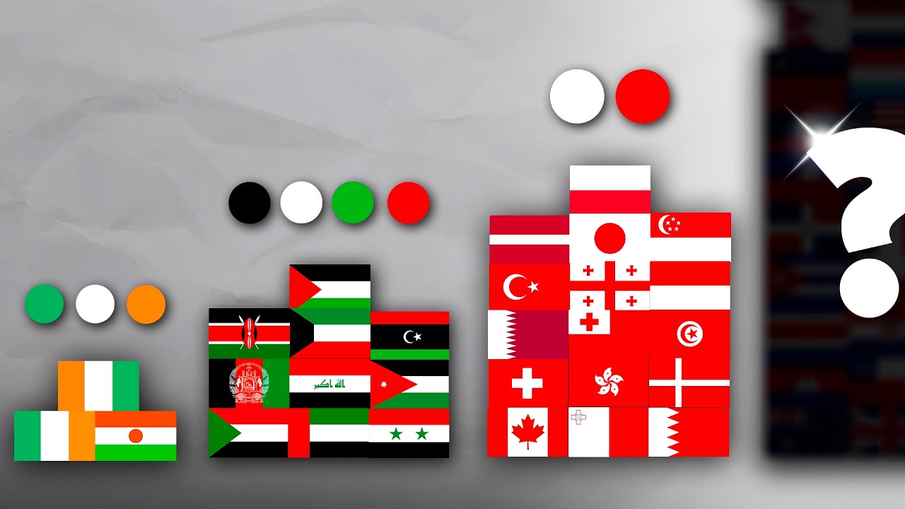 🎨Flag Color Combinations (From 1 to 29 Flags) | Fun With Flags