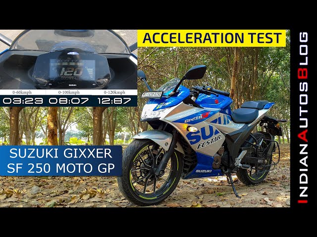 Suzuki Gixxer Sf 250 Bs6 Acceleration Test: 0-60, 0-100, &Amp; 0-120 Km/H