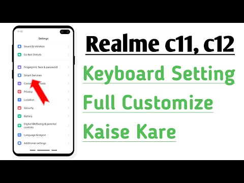 Realme C11, C12 Keyboard Setting Full Customize Kaise Kare