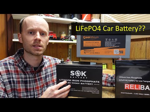 Can a 12V LiFePO4 Battery Replace the Lead Acid Battery in a Car?