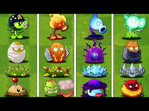 PvZ 2 Random 4 Team Plants Battlez - Which Team Plant Will Win?