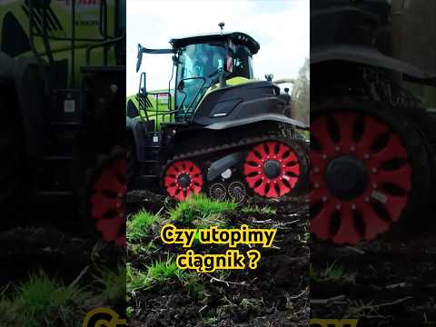 Tutaj utopili poprzednią maszynę a TERRATRAC daje rade 🚜
