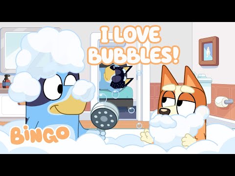 Olympia and Melinda's Spa Bath 🛁 💙 | Relax | Bingo - Official Channel
