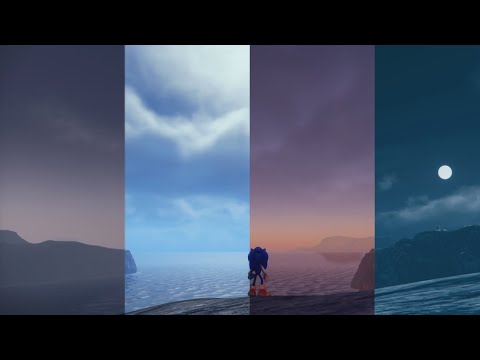 Sonic Frontiers Ambience - Kronos Island: 2nd Mvt. - 1 hour with waves crashing ambience
