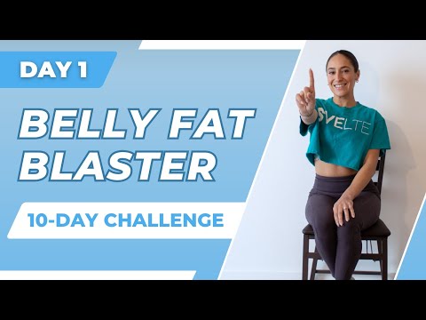 Belly Fat Blaster - Day 1 | 10-Day Challenge | Slim Waist | Seated Workout