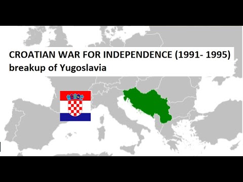 CROATIAN WAR FOR INDEPENDENCE (1991-1995) - BREAKUP OF YUGOSLAVIA Croatian perspective islam Bosnia