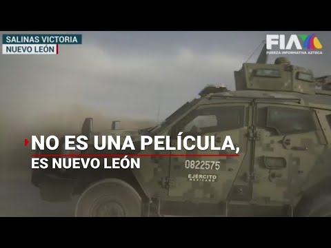 Enfrentamiento entre delincuentes y policías... ¡Con equipo táctico!