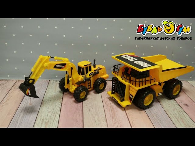 Набор игровой ENGINEERING SERIES Строительная техника функциональный  - видео