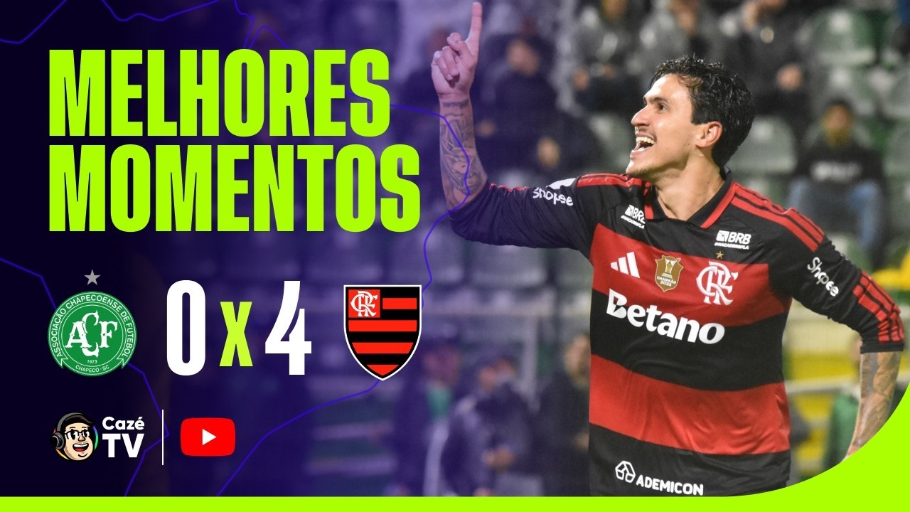 MELHORES MOMENTOS: CHAPECOENSE 0 X 4 FLAMENGO | BRASILEIRÃO 2026 | 19ª RODADA