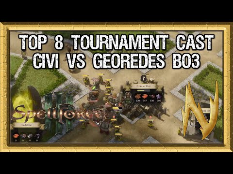 Spellforce 3 Top 8 Tournament - Civi(Random) vs Georedes(Trolls) Bo3