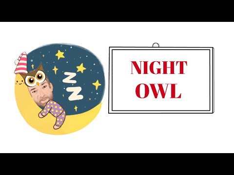 English Tutor Nick P Noun Phrase (357) Night Owl - Origin - Animated