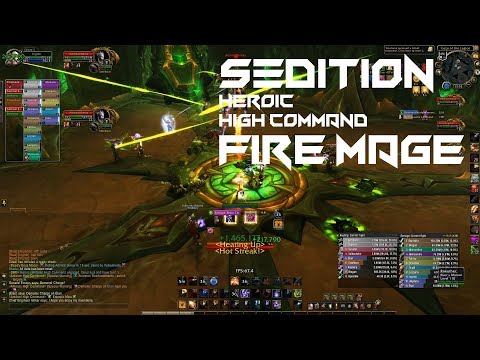 Antorus - High Command Heroic vs Sedition | Fire Mage