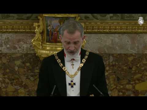 Intervención de S.M. el Rey en la cena de gala en honor del Presidente de Colombia y la Primera Dama