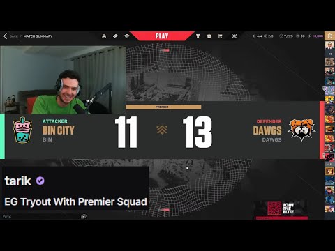 How SEN Tarik WON His First Premier Match With EG Squad..