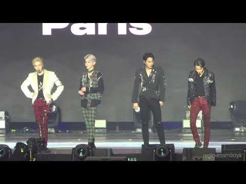 200226 SuperM in Paris - Taeyong / Mark dancing Baby Don't Stop