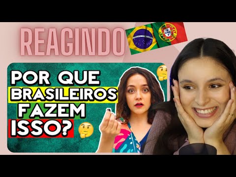 PORTUGUESE REACTING TO THE STRANGE HABITS OF BRAZILIANS @OlgaDoBrasil