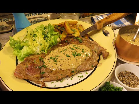 Mon FAUX FILET SAUCE AU POIVRE maison, comme au restaurant - Mère Mitraille - Gourmandises TV