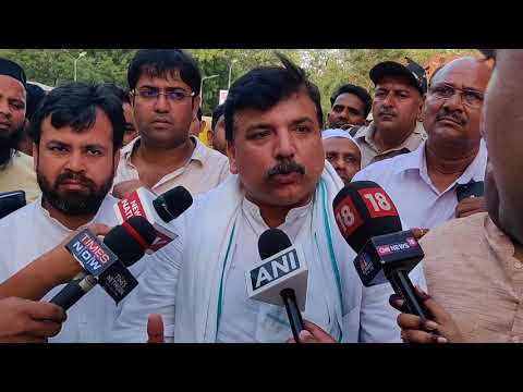 Rajya Sabha Member Sanjay Singh byte on IAS Association Statement & Rahul Gandhi's Remark on Dharna