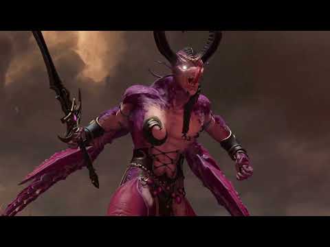 SLAANESH vs KHORNE - Massive TotalWar Warhammer 3 cinematic battle