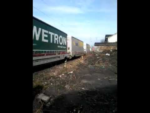 bls cargo,komt met vertraagde cargobeamer aan te Railterminal Kaldenkirchen