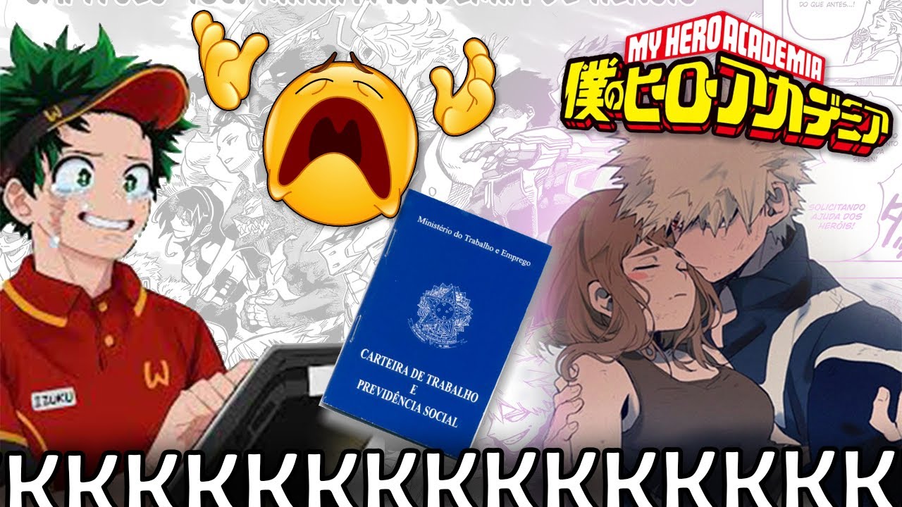 o final de boku no hero 📕🛂 KKKKKKKKKKK (deku clt, bakugou com a uraraka, blablabla...)