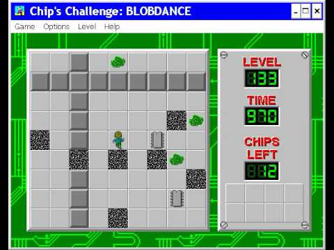Chip's Challenge 1 level 133 solution - 947 seconds