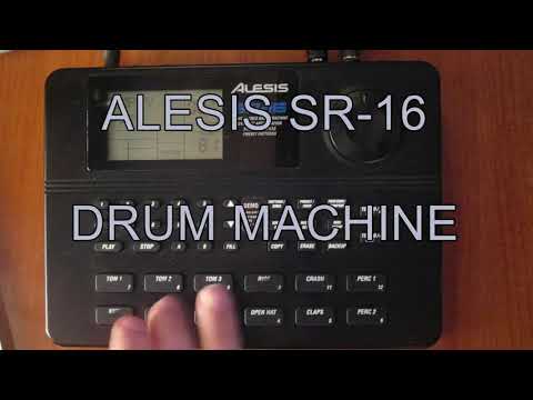 Alesis SR-16 Drum Machine 2010s - Black image 6