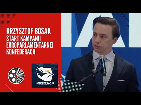 Krzysztof Bosak rozpoczyna kampanię do Parlamentu Europejskiego