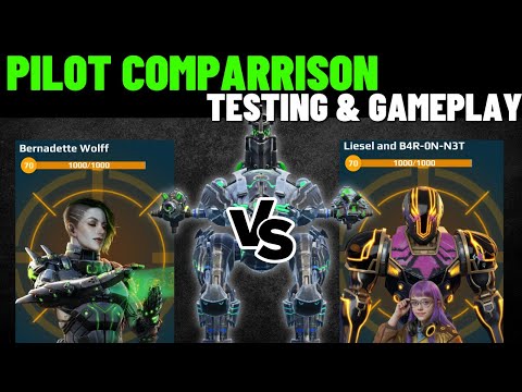 War Robots Bernadette VS Liesel B4R ON N3T Comparison & Gameplay