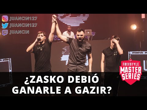 ¿ZASKO DEBIÓ GANARLE A GAZIR? - FMS ESPAÑA 2020 J1