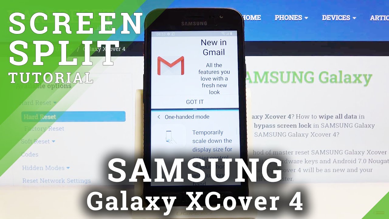 How to Use Split Screen in SAMSUNG Galaxy Xcover 4 – Double Screen Feature