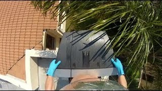 Grinding the Crack TV throw - inspired by Jeb Corliss